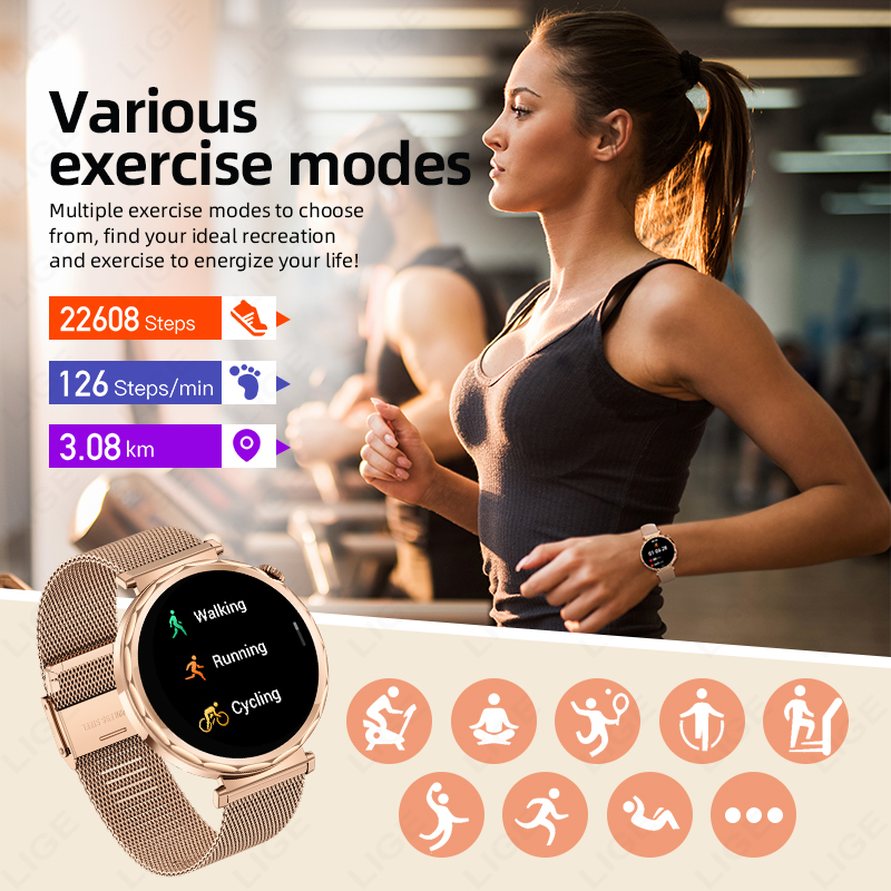 LIGE 2026 新型スマートウォッチ レディース フルサ - Watches Ladies Smartwatch のレビューと価格