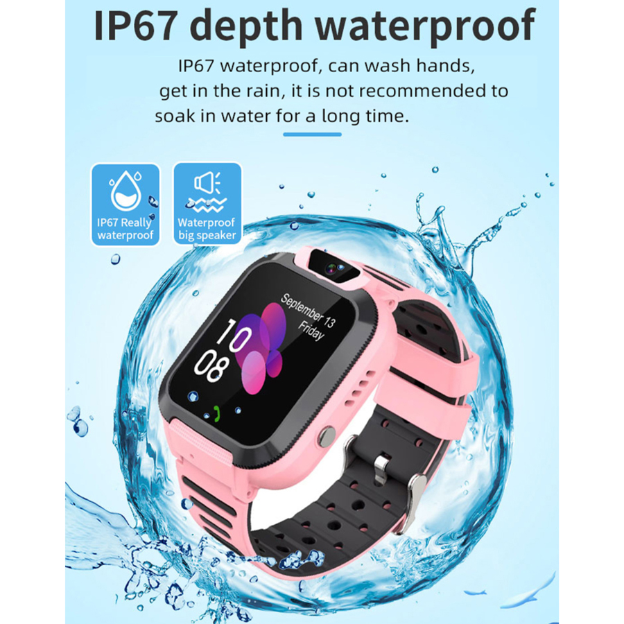 子供用のコネクテッドウォッチ,デジタルブレスレット,防水,時 - Smartwatch Digital Watches For Kid Girl のレビューと価格