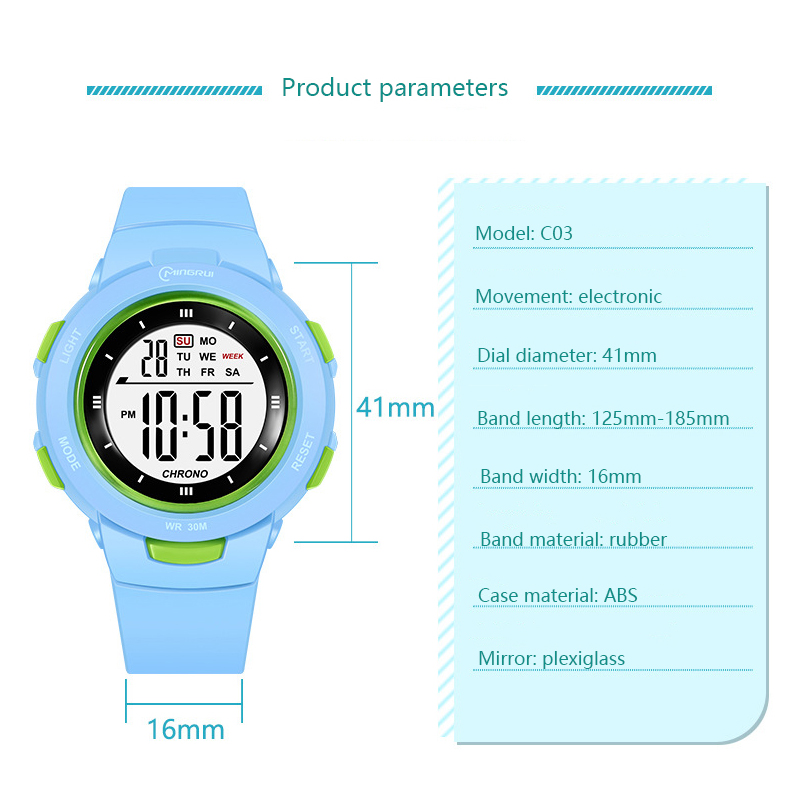 UTHAI キッズ腕時計スポーツファッション発光防水目覚まし - Smartwatch Watches For Kids のレビューと価格
